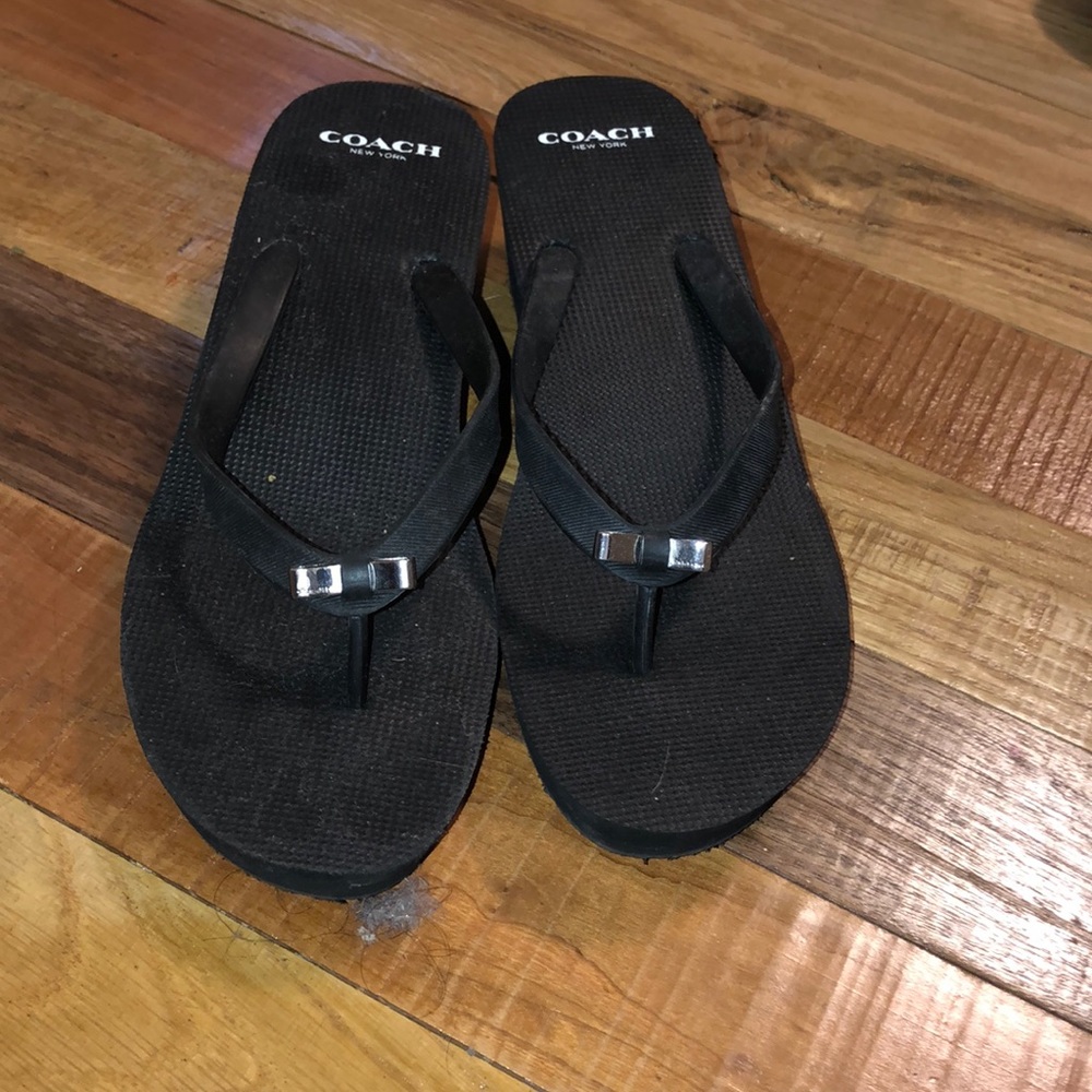 COACH FLIP FLOP WEDGES